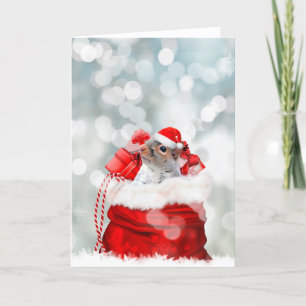 Weihnachtstreuer Feiertagskarte