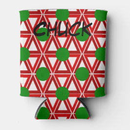 Weihnachtstriangle Quilt Dosenkühler