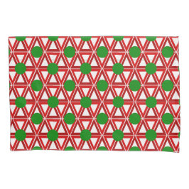 Weihnachtstriangle Quilt Kissenbezug