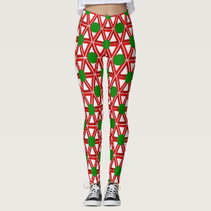 Weihnachtstriangle Quilt Leggings