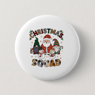 Weihnachtstrupp Weihnachtsmann Gnome Schneemänner  Button