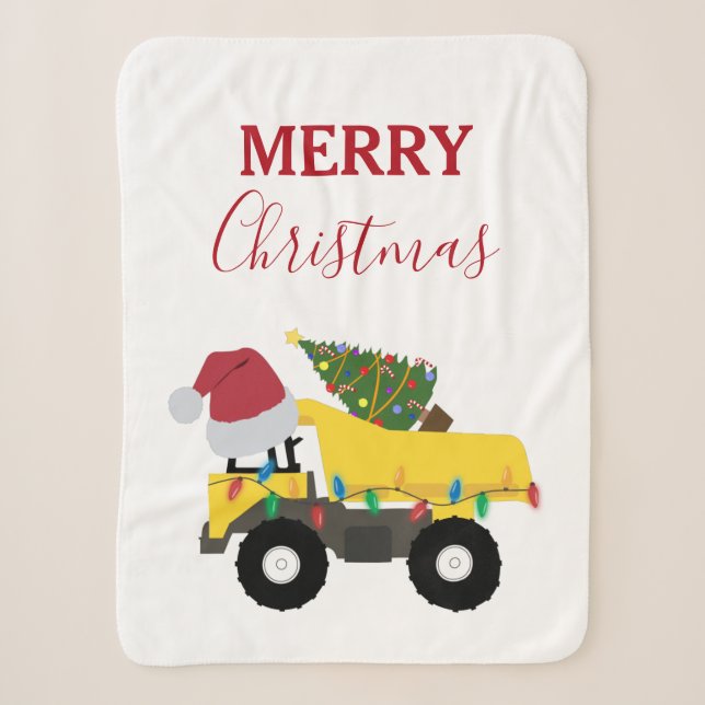 Weihnachtstumpf LKW-Baumaschinen Sherpadecke (Vorderseite)
