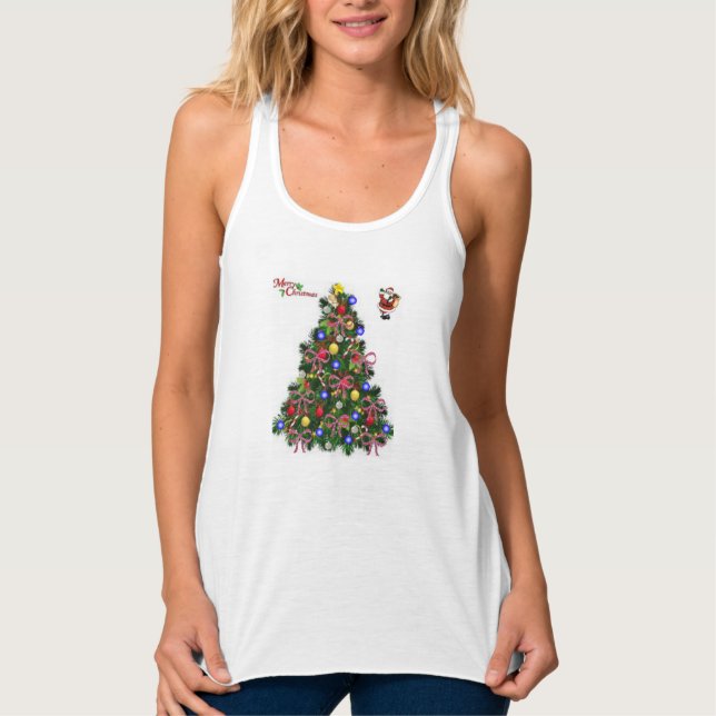 Weihnachtsüberhang Tank Top (Vorderseite)