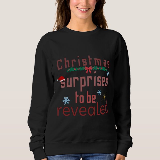Weihnachtsüberraschungen Sweatshirt (Vorderseite)