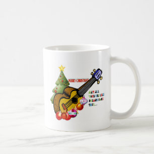 Weihnachtsukulele-Shirt Kaffeetasse