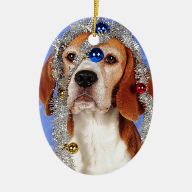 Weihnachtsunglück Keramik Ornament (Vorne)