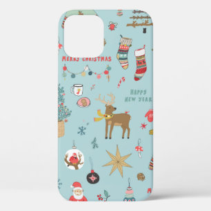 Weihnachtsuntergrund, nahtlos verpacktes Papier Case-Mate iPhone Hülle