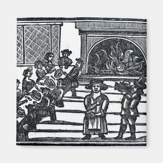 Weihnachtsunterhaltung Magnet (Vorne)