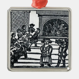 Weihnachtsunterhaltung Ornament Aus Metall