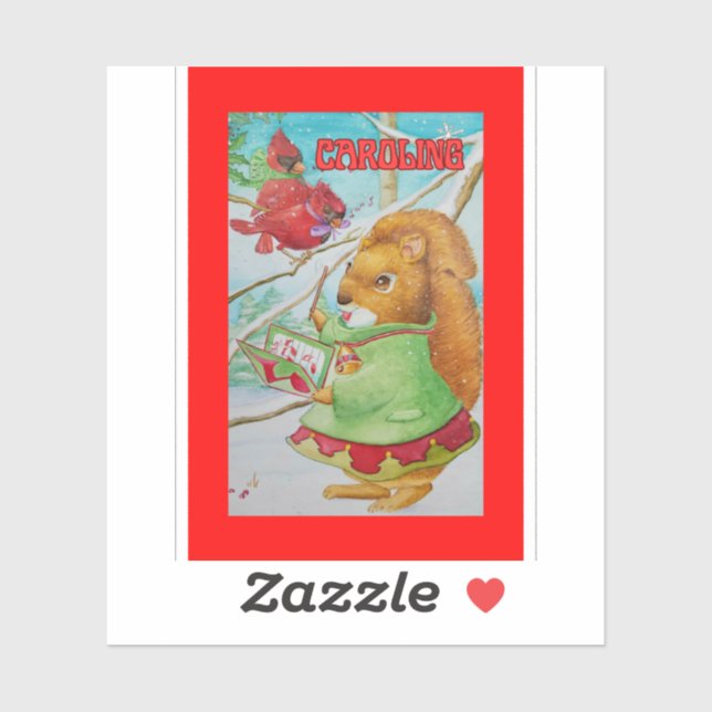 Weihnachtsunterricht für Kinder Aufkleber (Blatt)