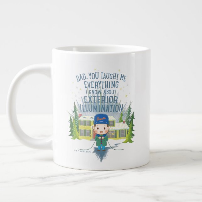 Weihnachtsurlaub Außenbeleuchtung Jumbo-Tasse (Links)