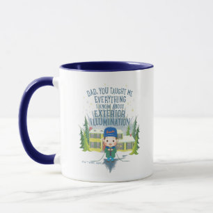 Weihnachtsurlaub Außenbeleuchtung Tasse
