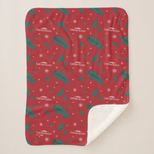 Weihnachtsurlaub Holly Muster Sherpadecke