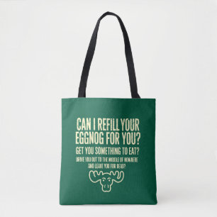 Weihnachtsurlaub Kann ich Ihren Eierpunsch nachfül Tasche