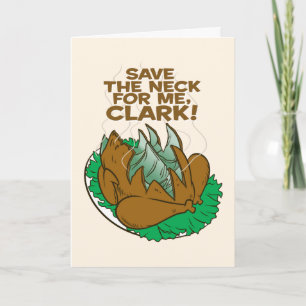 Weihnachtsurlaub   Rette mir den Hals, Clark! Karte