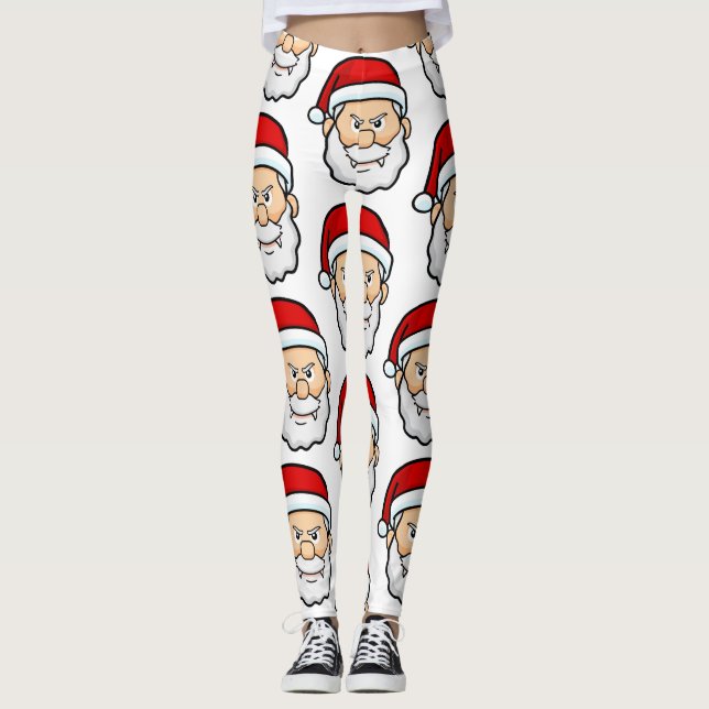 Weihnachtsvampir santa leggings (Vorderseite)