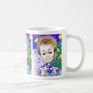 WeihnachtsVater-Karikatur-Tasse 2017b Kaffeetasse