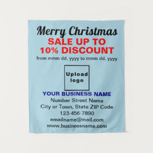 Weihnachtsverkauf auf Light Blue Tapestes Wandteppich