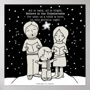 Weihnachtsverkehr Poster
