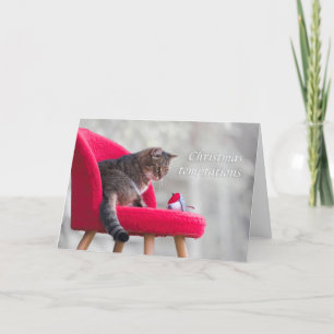 Weihnachtsverlockungen Feiertagskarte