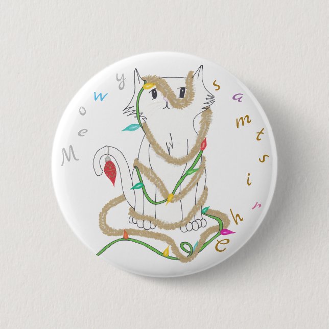 Weihnachtsverwirrung Button (Vorderseite)