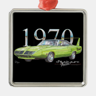 Weihnachtsverzierung 1970 Plymouths Superbird Ornament Aus Metall