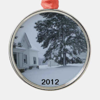 Weihnachtsverzierung 2012 ornament aus metall