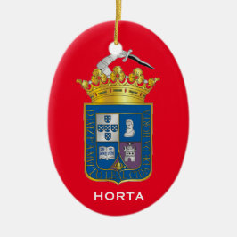 Weihnachtsverzierung Azoren Horta Faial Keramik Ornament