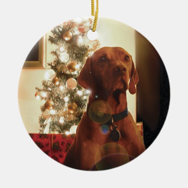 Weihnachtsverzierung (Henry) Keramik Ornament (Vorne)