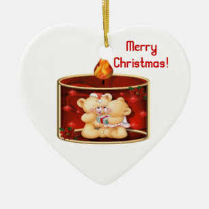 Weihnachtsverzierung Keramikornament