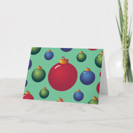 Weihnachtsverzierungen Feiertagskarte
