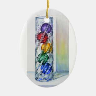 Weihnachtsverzierungen in der keramik ornament