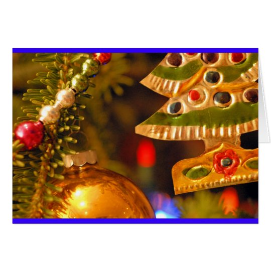 Weihnachtsverzierungen Karte