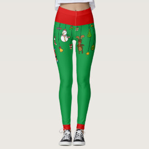 Weihnachtsverzierungen Leggings