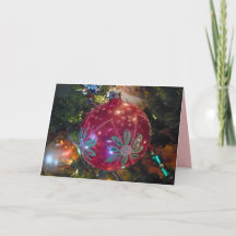Weihnachtsverzierungs-Anmerkungs-Karte