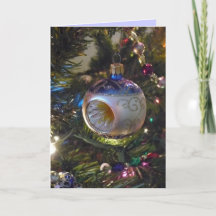 Weihnachtsverzierungs-Anmerkungs-Karte