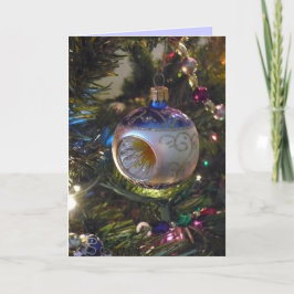 Weihnachtsverzierungs-Anmerkungs-Karte Feiertagskarte