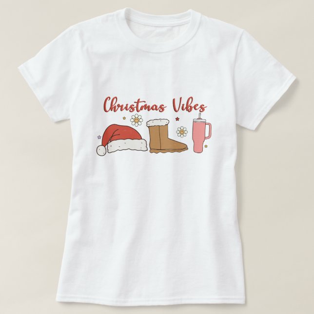 Weihnachtsvibes T-Shirt (Design vorne)