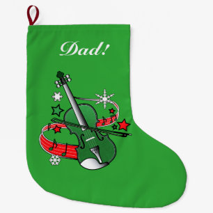 Weihnachtsvioline Großer Weihnachtsstrumpf
