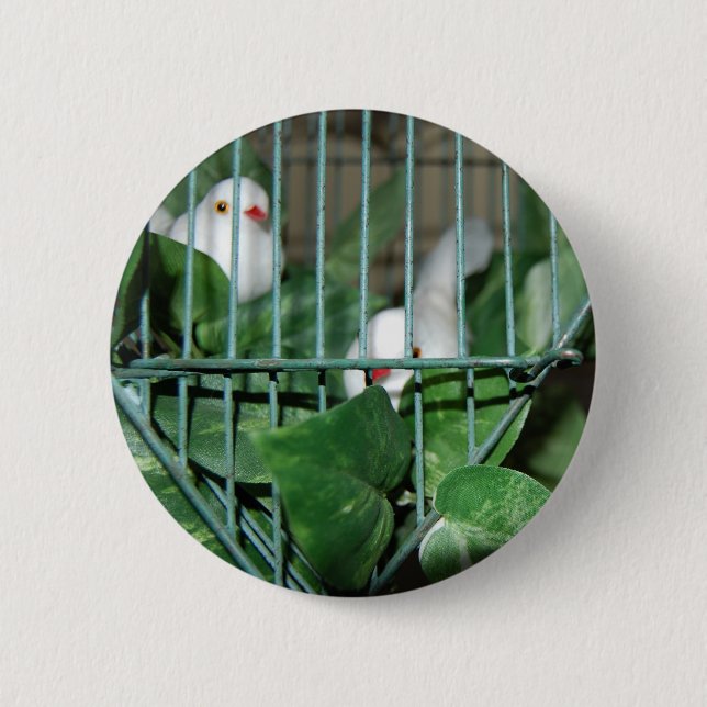 Weihnachtsvögel Button (Vorderseite)