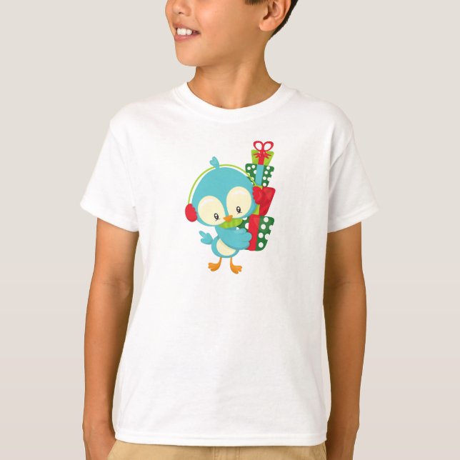 Weihnachtsvögel, Niedliche Vögel, Geschenke, Gesch T-Shirt (Vorderseite)