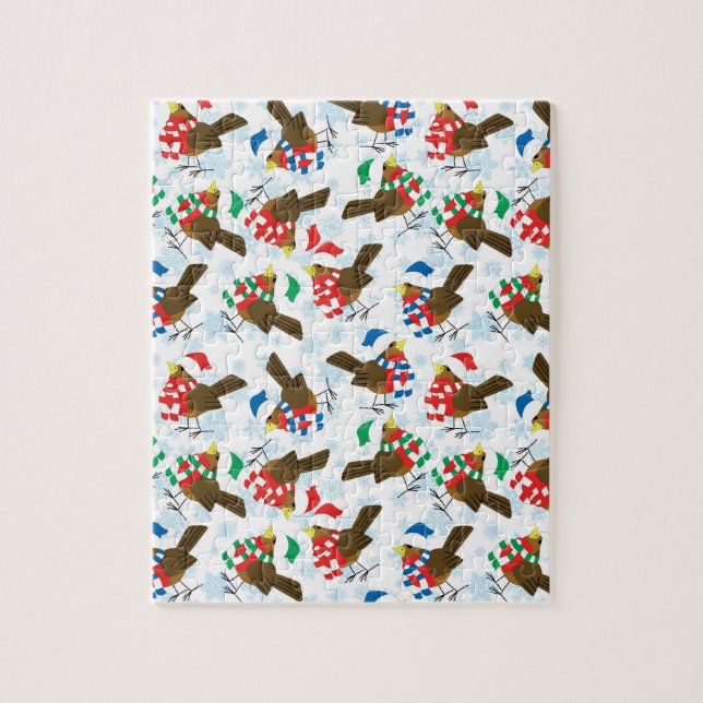 Weihnachtsvogel Santa (Vertikal)