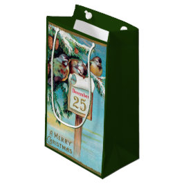 Weihnachtsvögel Weihnachtsfeier Tasche Kleine Geschenktüte
