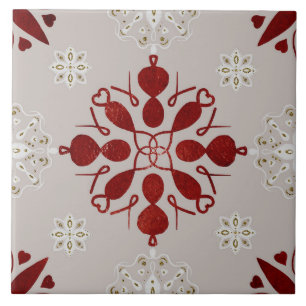 Weihnachtsvolkskunst Nordische Kunst Fliese