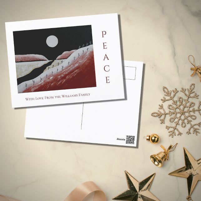 Weihnachtsvolkstümliche Wüste Südwestfrieden Feiertagspostkarte (Von Creator hochgeladen)