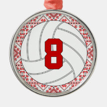 Weihnachtsvolleyball-Spieler Jersey Nummer Custom