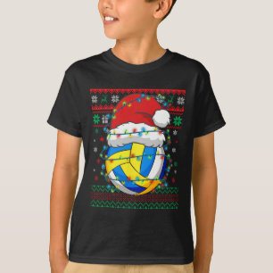 Weihnachtsvolleyball Xmas Weihnachtsmannschaft T-Shirt