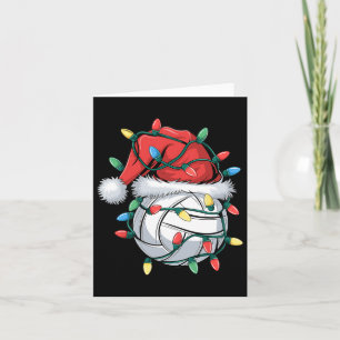 Weihnachtsvolleyball Xmas Weihnachtssport Hat Ball Karte