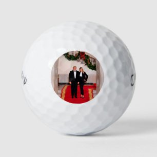 Weihnachtsvorbereitungen von Präsident Donald Trum Golfball