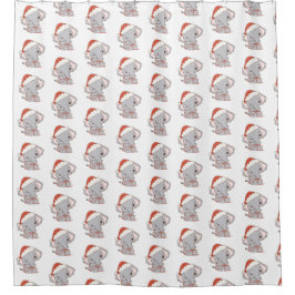 Weihnachtsvorhang Duschvorhang